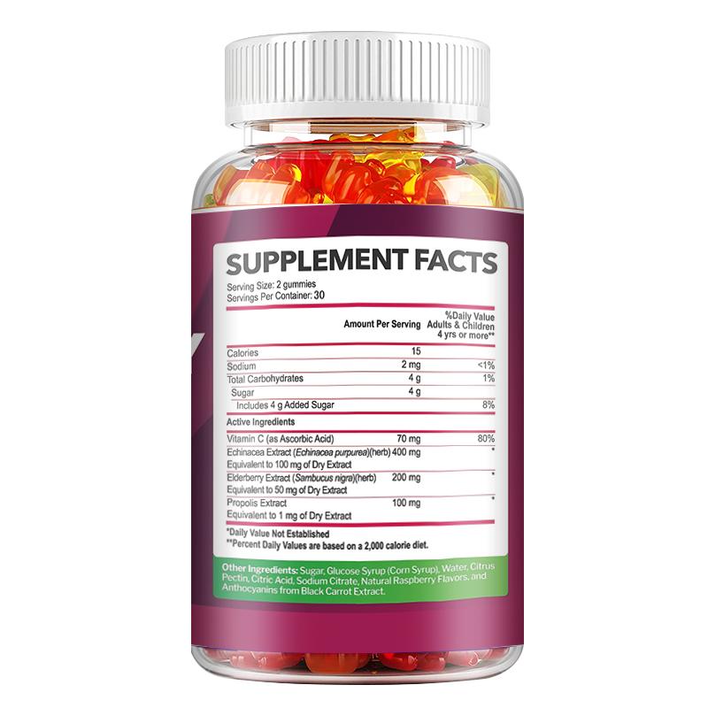 Xemenry - Elderberry & Vitamin C Gummies - Immune Health