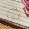 Imitation Pearls Beaded Bracelets Women Light Luxury Design Exquisite High-grade Boudoir Couple Adjustable Jewelry