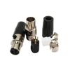 1Pcs Mini XLR 3 4 5Pin Female Plug Small XLR 3/4/5 pin Audio Microphone DIY Adapter Connector for MIC Soldering StraightGood product