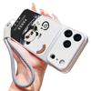 Süßes Cartoon-Panda-Leder-Lanyard-Hülle Für iPhone 18 Pro Max Hybrid-TPU+PU Anti-Rutsch-Weiche Abdeckung Für iPhone 17 16 15 14 13 Pro Max