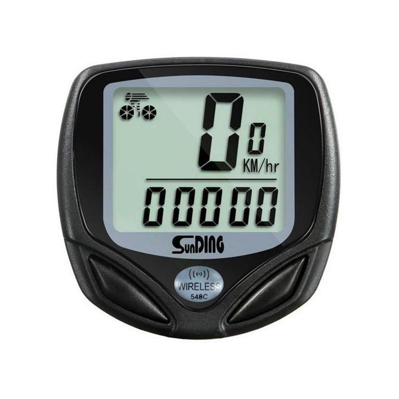 Fahrrad Fahrrad Kabellos LCD Fahrradcomputer Kilometerzähler Tacho Wasserdicht