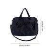 Portable Satin Bow Hand Bag Korean Style Fashion Laptop Bag Cool INS Shoulder Bag  Girls