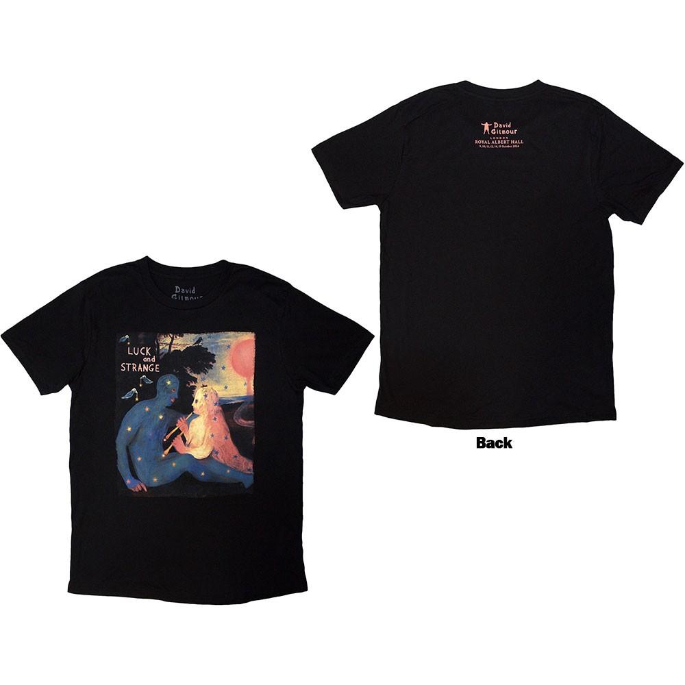 David Gilmour Luck Strange London 2 T-Shirt Black New S