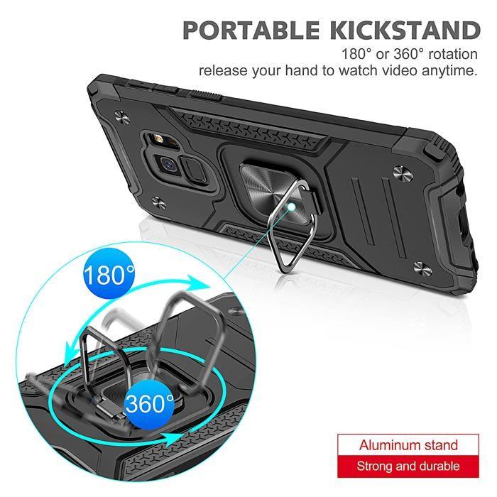 Coque téléphone - DASFOND - B08MPP6B4Q - Antichoc - Support rotatif 360° - Protection renforcée