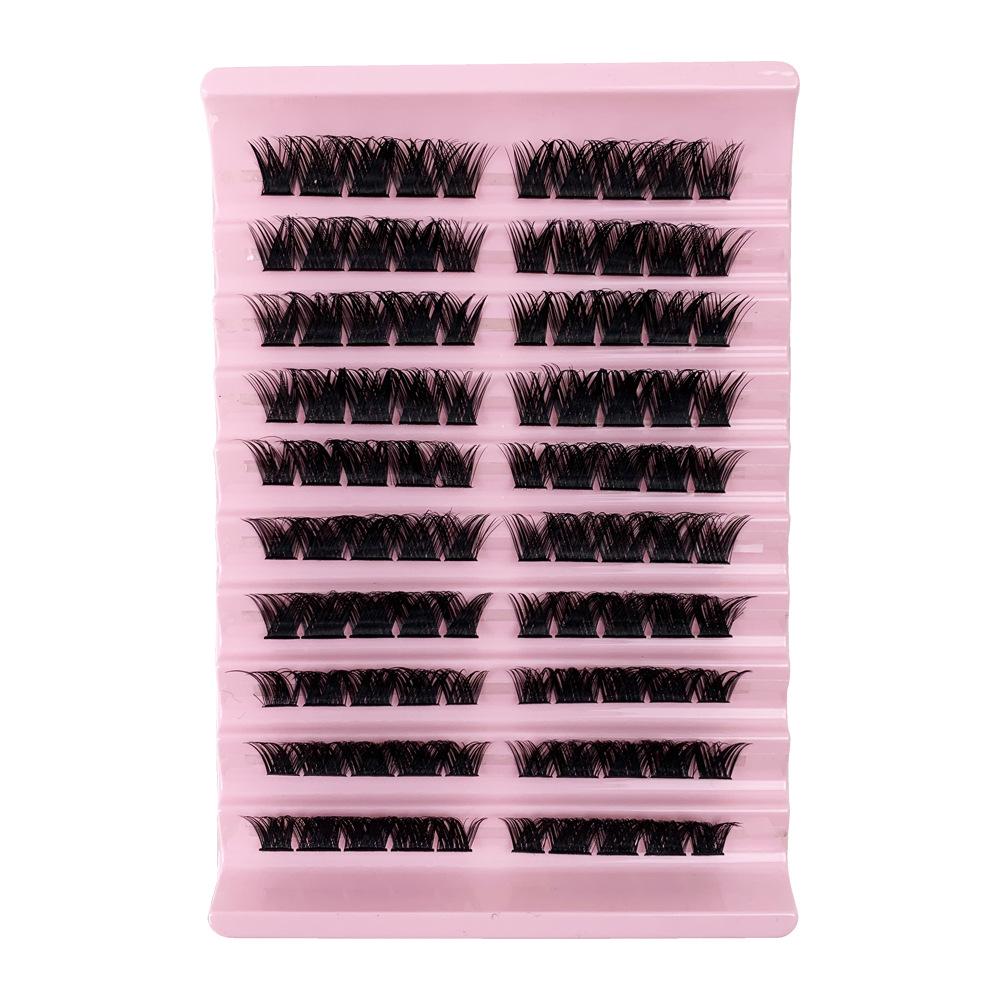 New Hot-Selling Segment Cluster False Eyelashes for Self-Grafting - Large Capacity for European and American Markets.