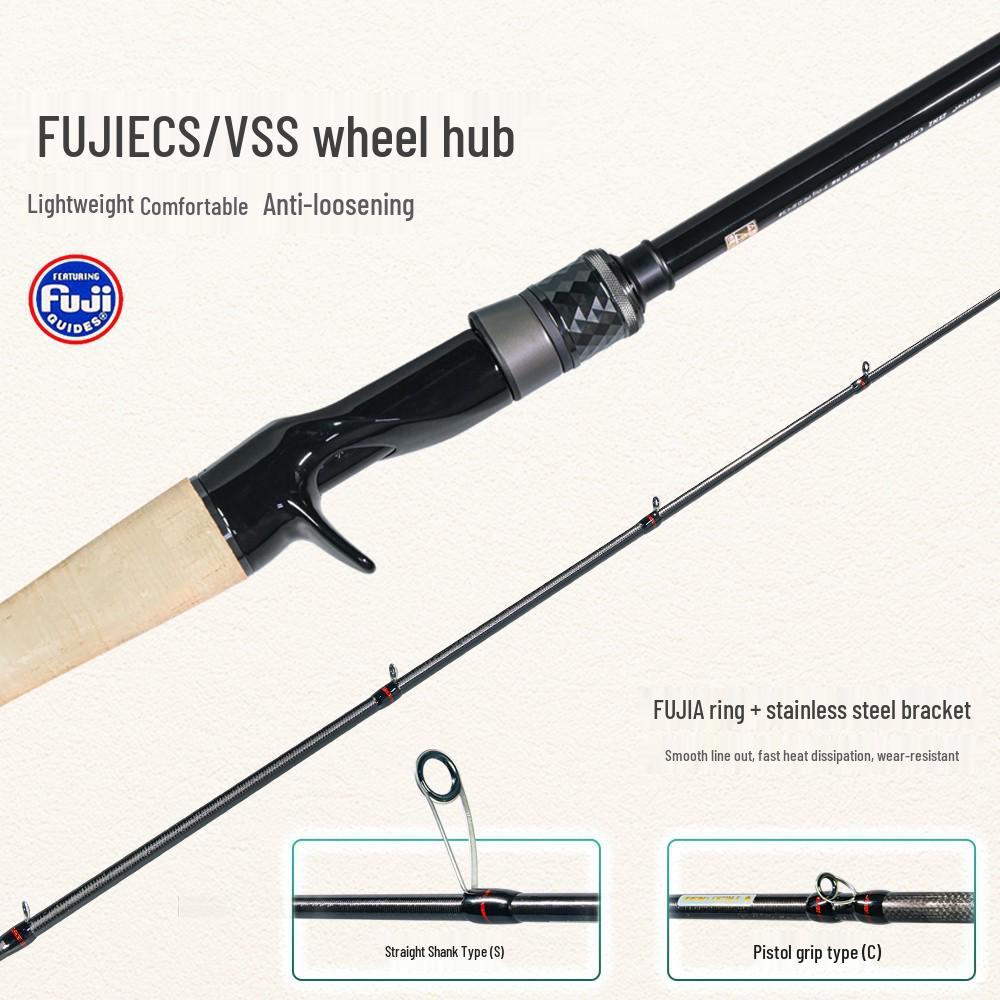 Er Yu ELFISH Zen II Ultralight Casting & Spinning Rod for Bass & Mandarin Fish
