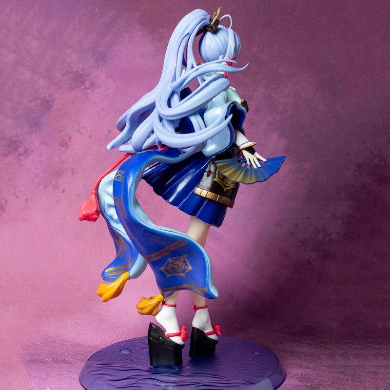 Genshin Impact Kamisato Ayaka Anime Figure Gk Action Figures Statue Figurine Model Doll Pvc Decoration Collection Gift Toys 25cm