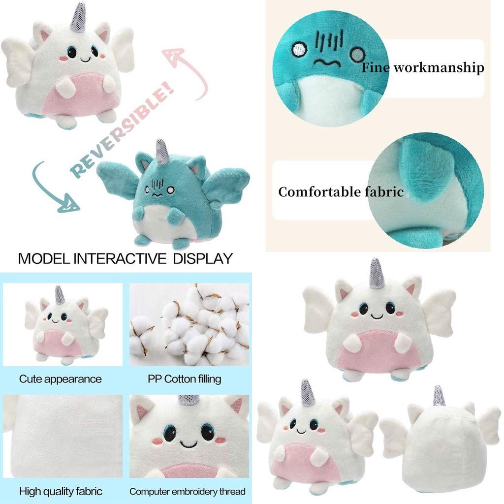 Squishmallows Reversible Double-sided Angel Face Changing Plush Toy
