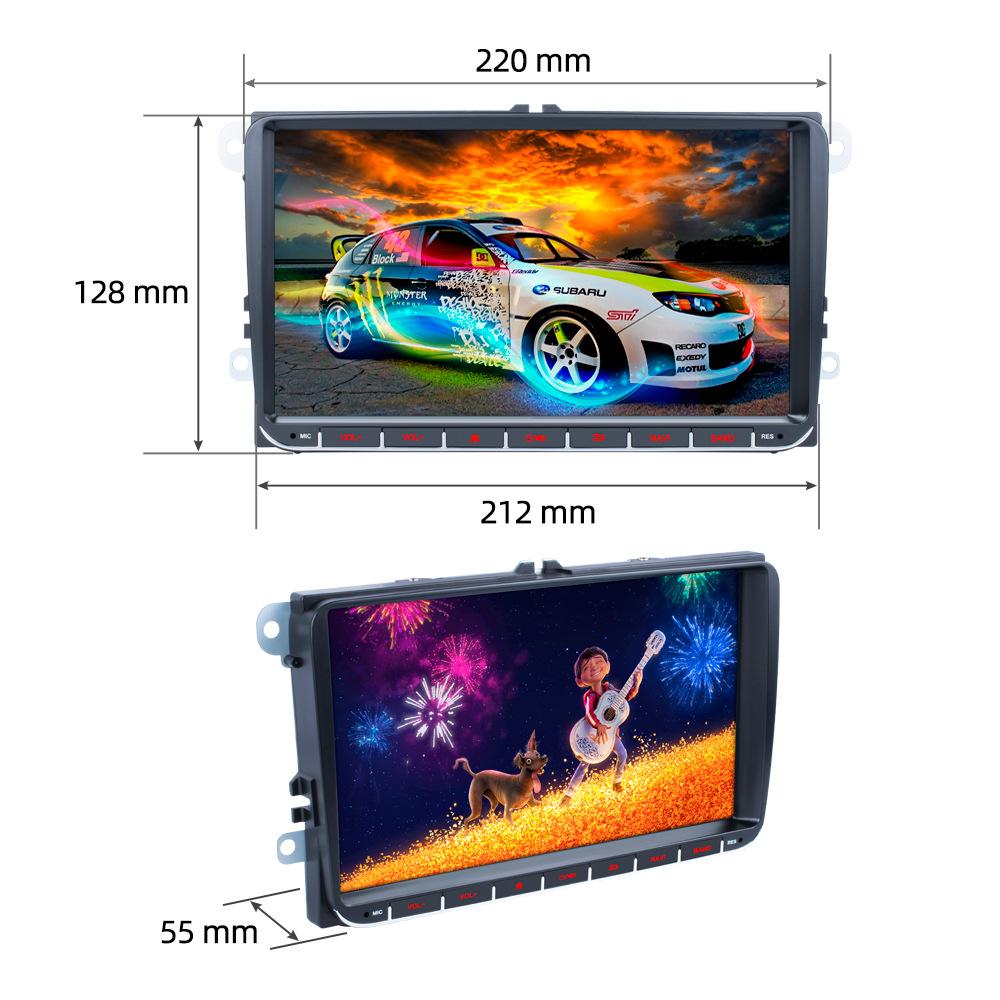 9 Inch Android Car Multimedia Video Player Universal Stereo Carplay Gps For Volkswagen