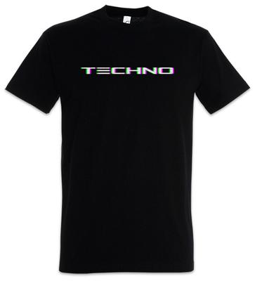 Techno Glitch T-Shirt Audio Synthesizer LFO Sound Wave Electro DJ MC Electronic