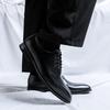 Fashion Leather Shoes For Man Platform Genuine Leather Big Size Shoes High Quality Designer Formal Platform Casual Shoes Outdoor