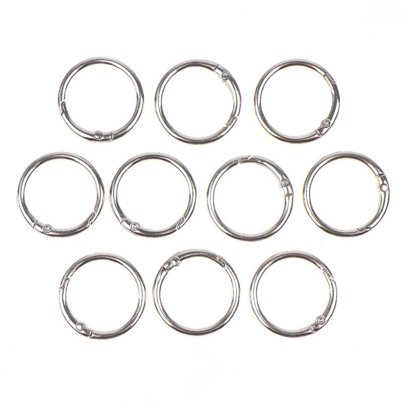 10 stuks 20/24/26/30 mm Metalenveergespen Karabijnhaakjes Handtasgesp Zinklegering Sleutelhanger Snaphaak O-ring Kampeergesp