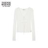 Teenie Weenie Women's Asymmetric V-Neck Knit Cardigan
