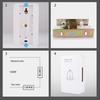 Electric Induction Doorbell 220V Wired Door Bell Chime Surface Mount 2 Wires Mechanical Doorbell Easy To Install