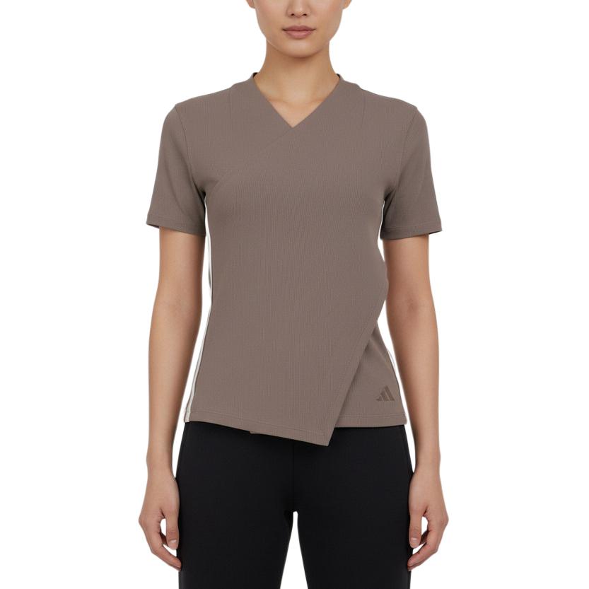 Adidas Comfortable Fashion Versatile Sports Casual Short Sleeve Regular T-Shirt Women Tops KT7280 S