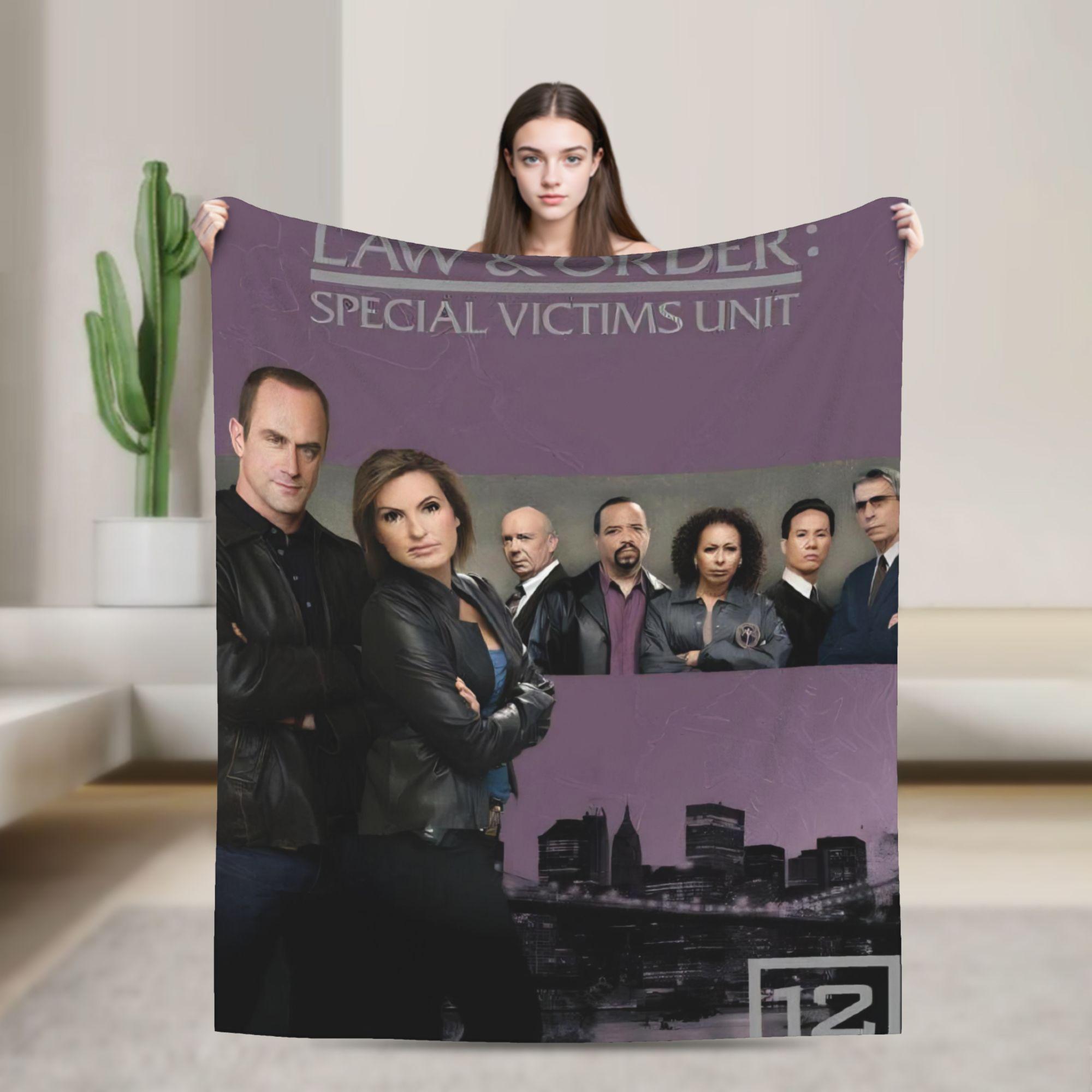 Law Order SVU Blanket  Warm Soft Fashion Plush Throw Blanket For Bedroom Picnic Flannel Bedspread Bed Cover 30x40in