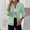 Long Sleeves Y2k Hoodies Pullover Women Autumn 2025 Slim Solid Color Zipper Loose Fit Coat Streetwear Sweatshirt Hooded Clothes