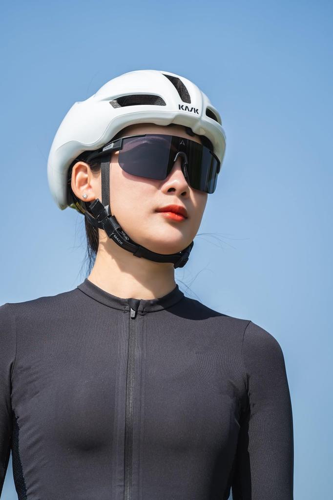 KAKU SP4 SP Interchangeable Lenses Mirror Lens Clear Photochromic [ALTALIST] (Kaku Four) (Black Frame/Red & Lens)