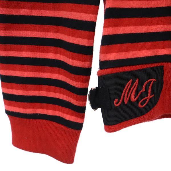 Marc Jacobs Border Long Sleeve Half Zip Cut S Red Series Women Used