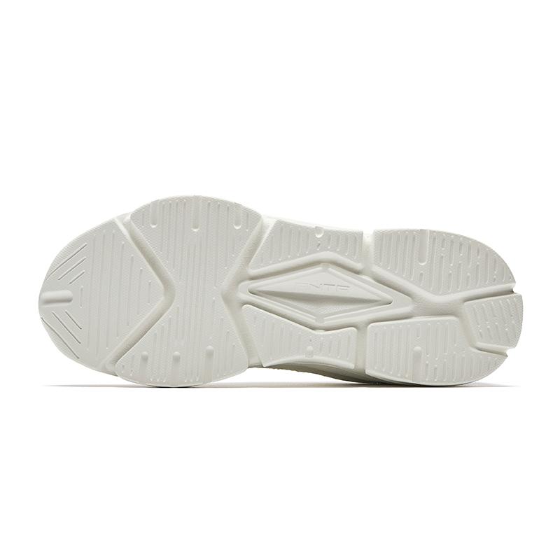 Anta Fashionable Versatile Wear-Resistant Shock-Absorbing Height-Increasing Low-Top Casual Shoes Women sneaker White Blue Purple 922538828-2