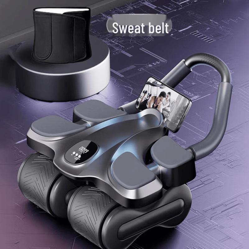 TLXT Smart 4-Wheel Automatic Rebound Ab Roller