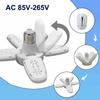 Led Garage Lights,Deformable Daylight, Workshop Lamps,Bright Basement Lamp With 5 Deformable Panels