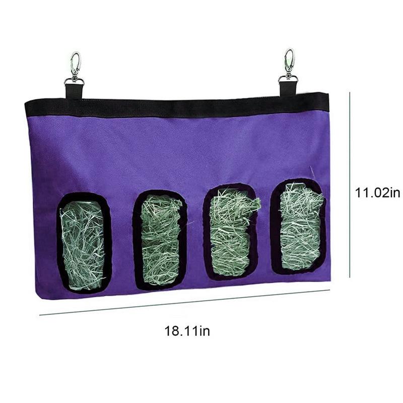 Pet Hay Bag for Rabbit, Guinea Pig, Chinchilla - Hanging Feeder Bag