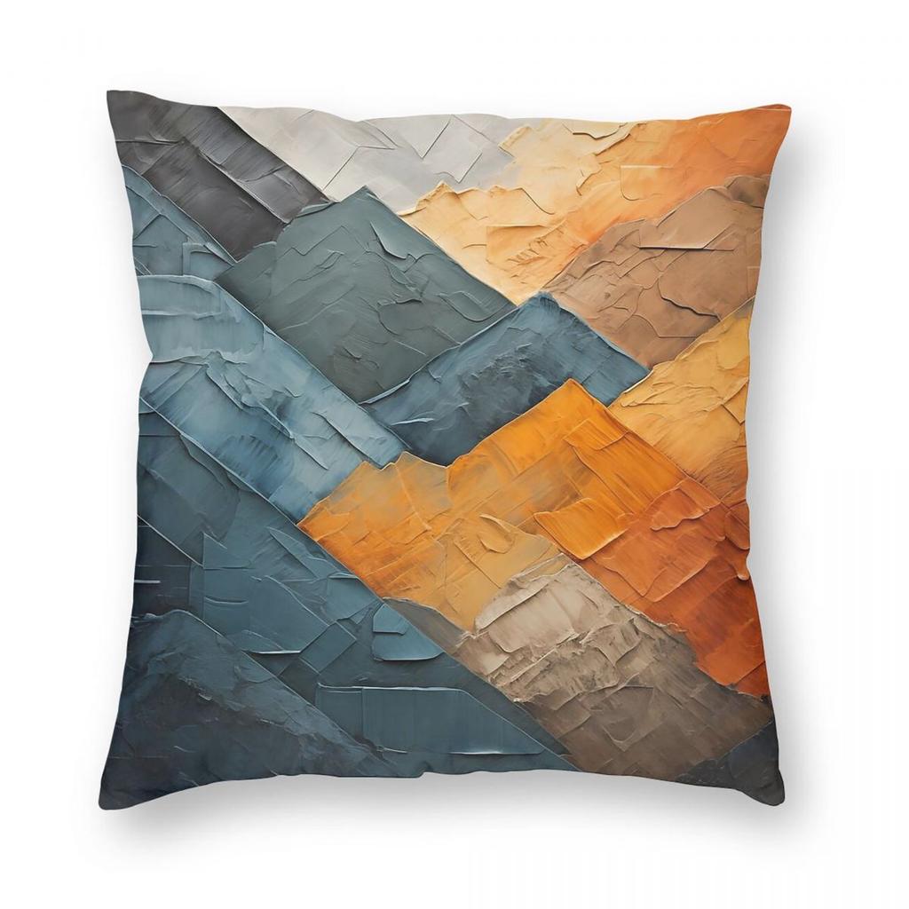Appalachian Mountains Square Pillowcase Polyester Linen Velvet Creative Zip Decorative Throw Pillow Case Home Cushion Cover