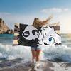 Changed Puro Game furry Shark cat Towel Quick Drying Beach Towels Are Suitable For Swimming Pools Camping Yoga And The Gym