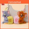 Tom And Jerry Cartoon Plush Pendant Soft Short Plush Mobile Accessory Phone