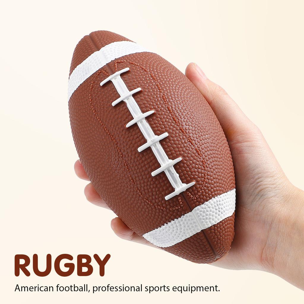 2Pcs Children Rugby Ball Design Kids Training Ball Enhance Athletic Ability Improve Distance Accuracy Home School Play