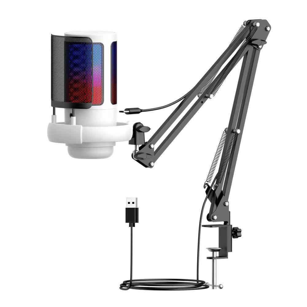 USB Microphone for Gaming, Laptop, Recording, and Live Streaming with Noise Reduction