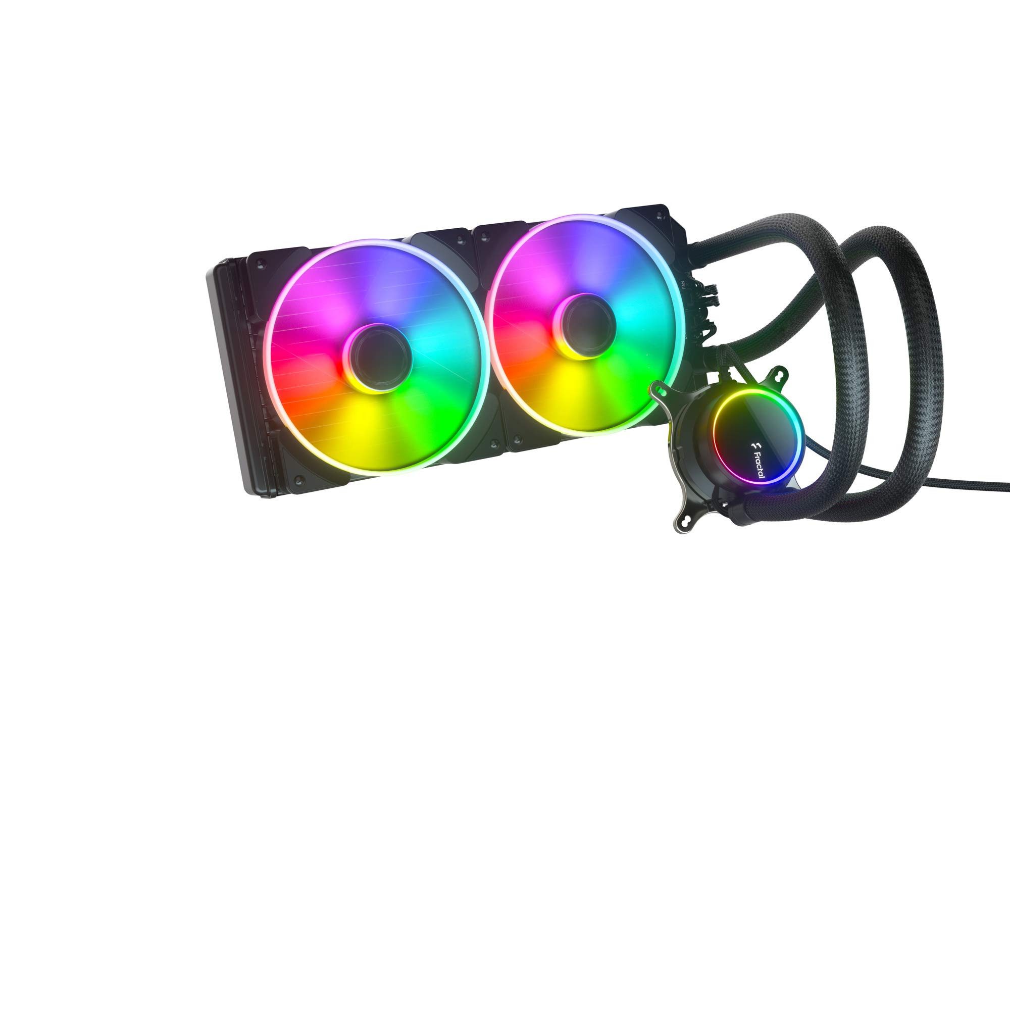 

Fractal Design S28 Prisma Просте водяне охолодження кулер для ЦП 280 мм HS1366 Сумісний з AM5 Celsius+ FD-W-2-S2802