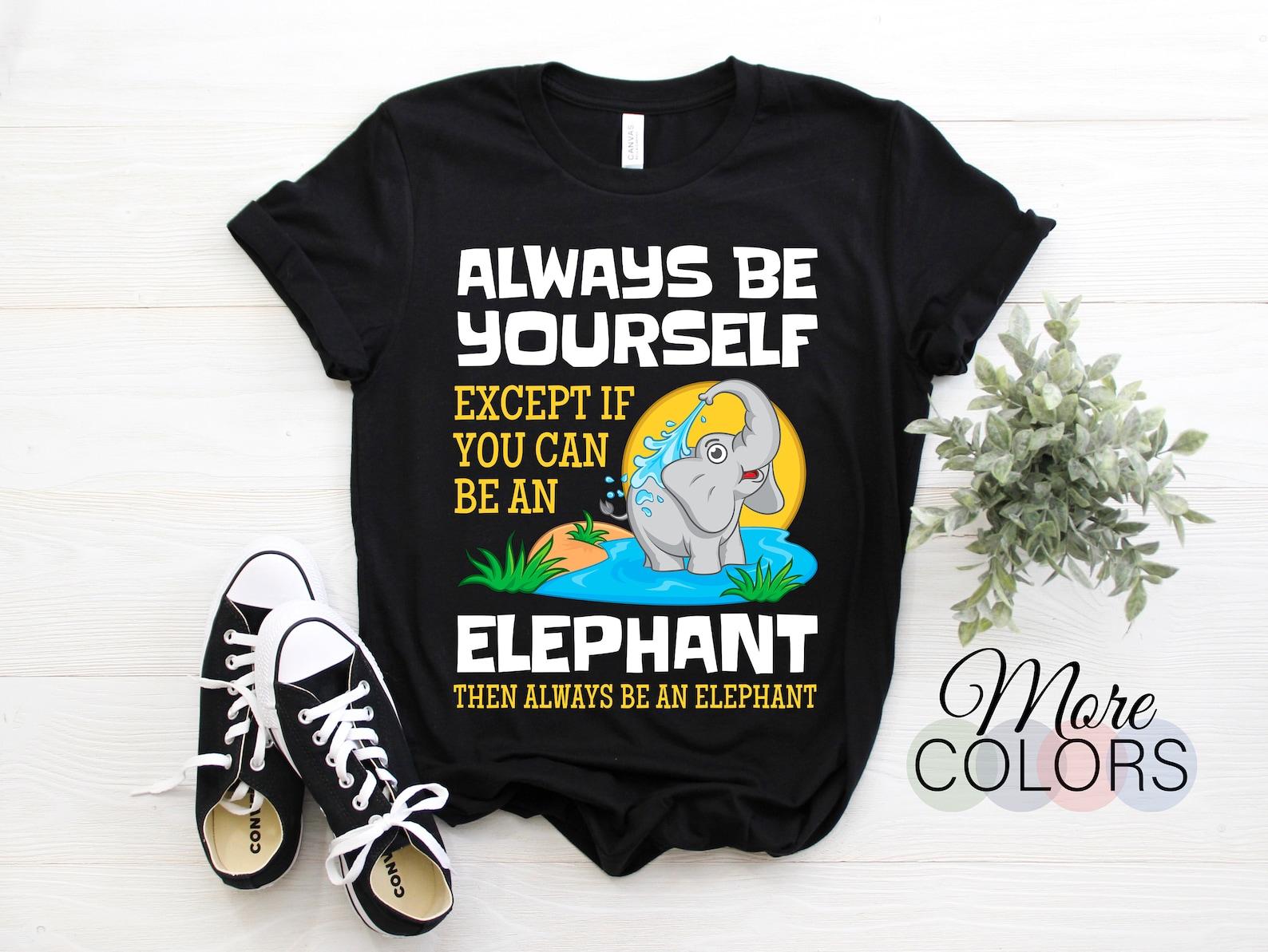 Elephant Cute Funny Elephants Lovers Gift T-shirt, Love Family Zoo Tees, Save The Elephants Baby, African Animals, Safari, Vintage Retro 120