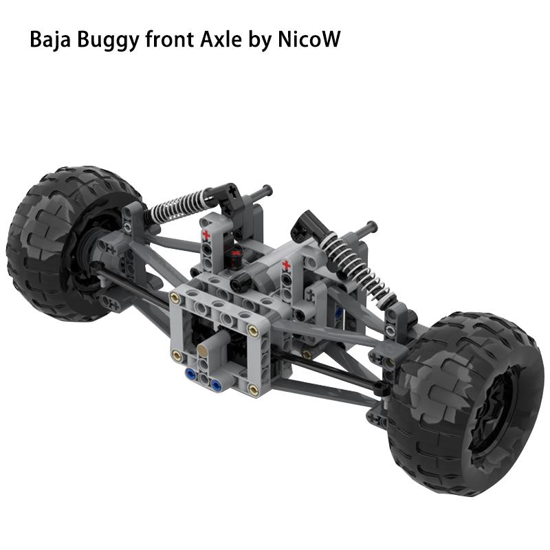 MOC Kreative Elektriske Høyteknologiske Deler Byggeklosser Elektrisk Fjernstyrt Klatrebil Modell DIY opplysende Leke barnegave