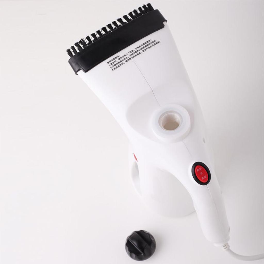 Universal Steam Iron Vertical Work Round Brush Portable Ironing Machine   White