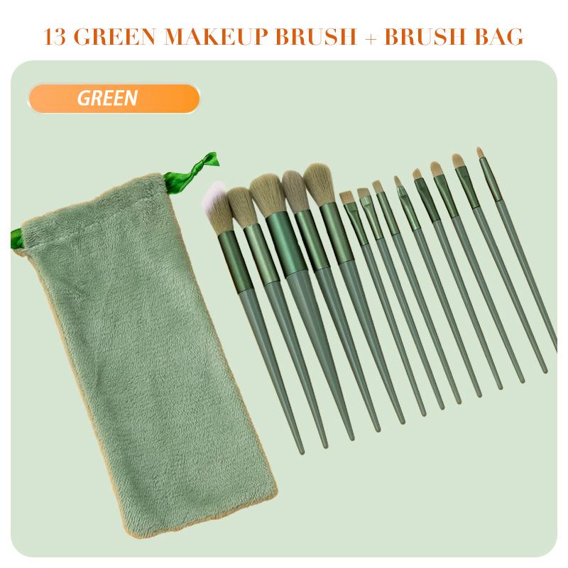 10 Pcs Mini Makeup Brush Set Powder Eyeshadow Foundation Blush Blender Concealer Beauty Makeup Tools Brush Professional Supplies