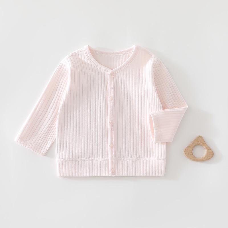 Baby Velvet Cardigan - Comfortable Long-Sleeve Top for Newborns, Ideal for Spring and Autumn Outings