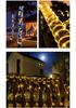Solar-Powered LED Strip Lights: Colorful Outdoor Christmas Soft Tube with Battery/USB Copper Wire In Seven Rainbow Colors