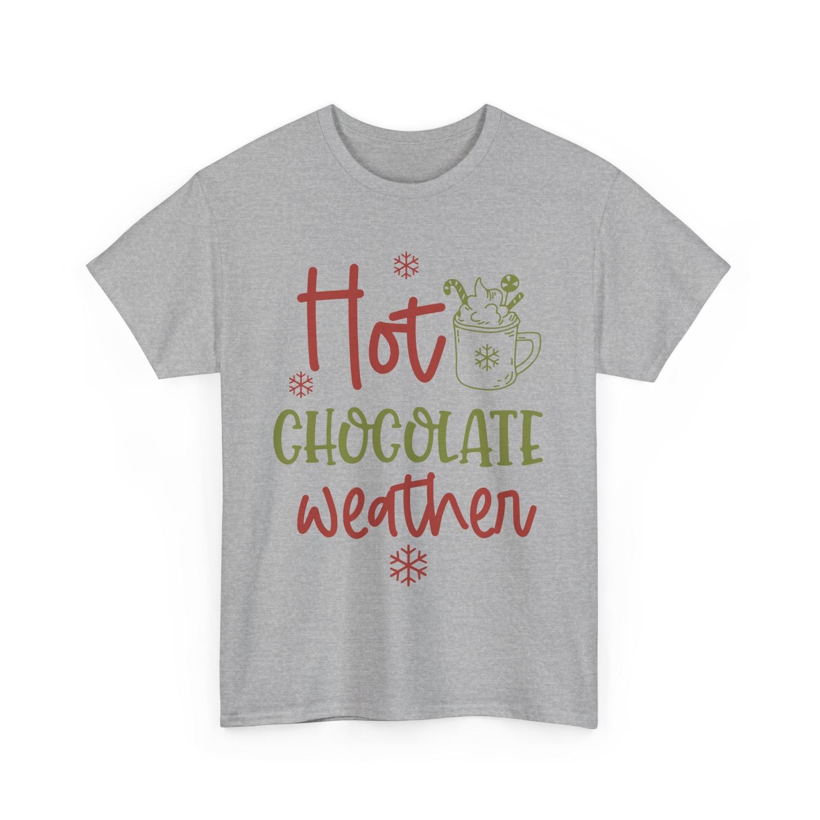 Hot Chocolate Weather Frosty Wonderland T-Shirt | Trendy Cold Season Look Unisex T-Shirt M
