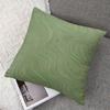 Moss Swirl Square Jacquard Pillow Cover for Sofa Office Waist Cushion Cover Home Decorative Pillowcase