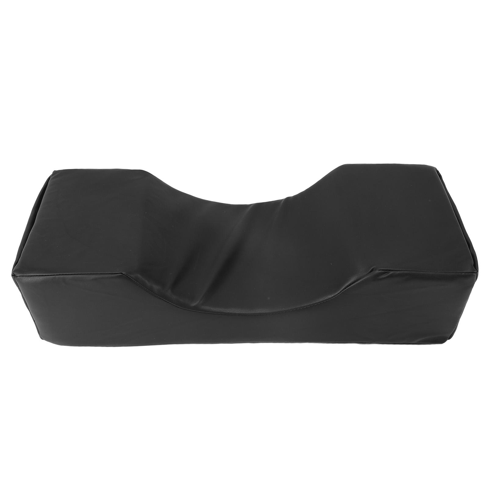 

U-образная подушка для наращивания ресниц с боковым карманом, пена с памятью, ПУ кожа, эргономичная подушка для шеи для ресниц