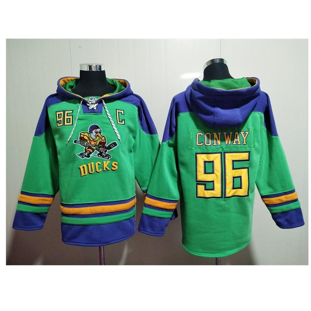 Осенне-зимняя вышитая спортивная толстовка с капюшоном «Утки» S