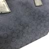 CELINE CMacadam Carriage vintage Hand Bag Duffle Bag Canvas/Leather Navy