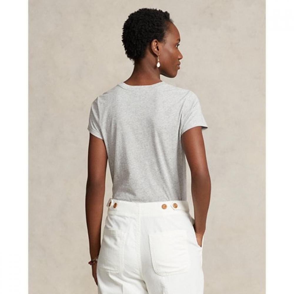 Polo Ralph Lauren Women Cotton Jersey Crewneck Tee  Wmpoknincu20699020 