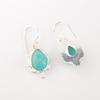 Amazonite Gemstone 925 Solid Silver Jewelry Handmade Earrings 1.6" Gift For Wife EE-163-26