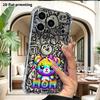 Phone Case: 2D Flat Suitable for iPhone 18 17 16 15 14 13 Pro, Transparent Four Corner Protective Case, Mini Rainbow, Christmas and Halloween Gifts