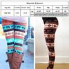 Winter Warm Women Knitted Tights Pants Skinny Slim Trousers Xmas Snowflake Reindeer Pencil Leggings