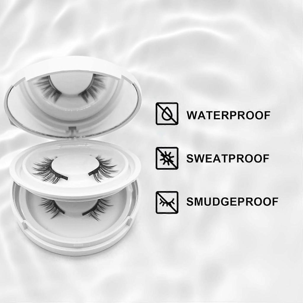 Magnetic Eyelashes, Magnetic Eyelashes with Applicator, 2025 New Upgraded Version Magnetic Eyelashes, Natural Look, Reusable Soft Eyelashes Set