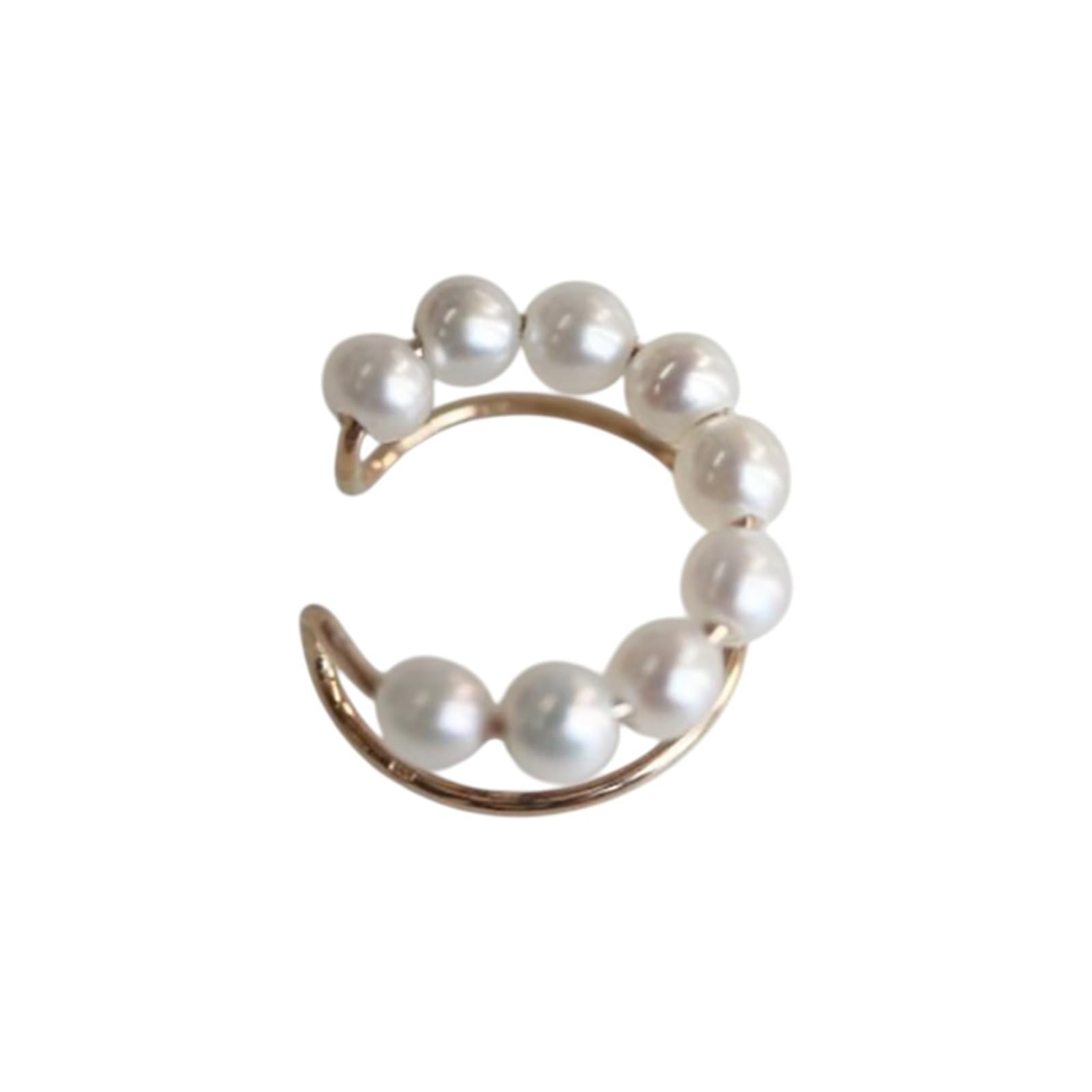 

Pearl K10YG Ear Cuff for Women [cui-cui] (Single Ear)